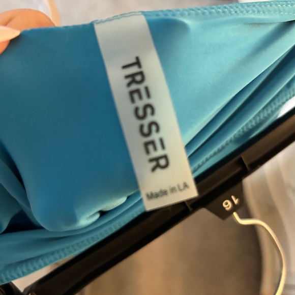 Blue Ruched Dress - Picture 3 of 3